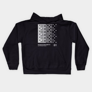 Left-Handed Dream / Minimalist Graphic Design Fan Kids Hoodie